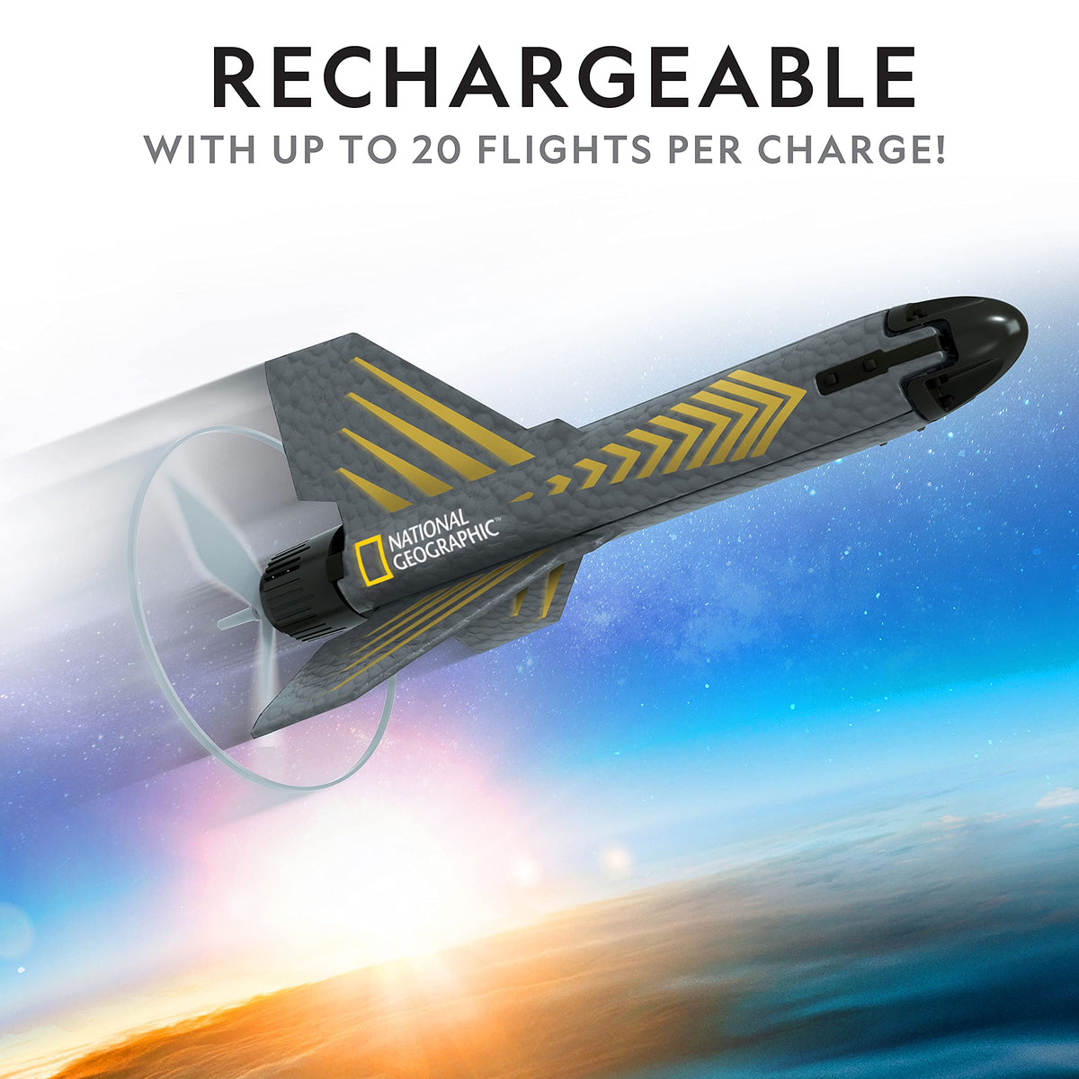 Motorized Self-Launching Rocket STEM Kit