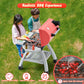 maysida Kids Toys Kitchen Playset, Kids BBQ Grill Playset with Smoke, Sound & Light, Toy Grill for Kids, Pretend Play Food Hambu