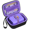 Bovke Carrying Case For Bitzee Disney/Bitzee Magicals/Bitzee Interactive Toy Digital Pet And Case, Travel Holder Fits Bitzee Virtual Electronic Pets Kids Toys, Extra Space For Batteries, Purple