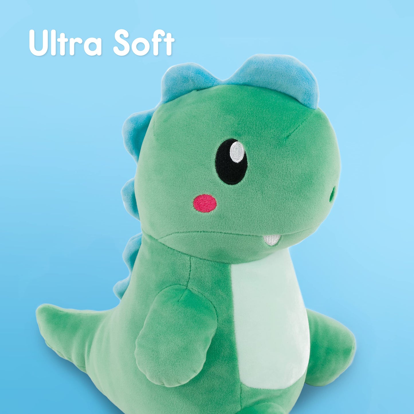 Snuggie Buggies Dinosaur Stuffed Animal Ultra Soft Cute Stuffed Dinosaur T-Rex Plush Stuffed Animals For Boys And Girls