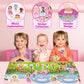 iGetooy Reusable Sticker Books for Toddlers, PVC Fairy Tale Stickers, Travel Toys, Ideal for Ages 1-4, Model KT003-8
