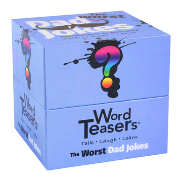 ? WORD TEASERS Dad Joke Cards - 150 Funny Jokes for Family - 2nd Edition - Medium Cardstock Game