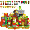 Medmhsma 200Pcs Magnetic Blocks Building Toys, 1'' Light Up Building Blocks Magnet Cubes Tiles For Toddlers Boys Girls 3+, Build