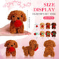 Liliful 20 Pcs Valentine'S Day Plush Gift Dog With Rose Heart Animals Small Stuffed Plush Animals Bulk For Birthday Valentine Pa