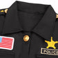 Frekuyrt Kids Police Costume Deluxe Police Officer Costume Cop Outfit Set For Boys Girls Halloween Cosplay Dress Up (8-10 Years)