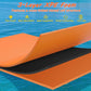 Goplus Floating Water Mat Pad, Lily Pad with Rolling Pillow Design, Bouncy Tear-Resistant 3-Layer XPE Foam, Roll-Up Swimming Foa