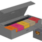 Ultimate Guard Superhive 550+, Deck Case For 550 Double-Sleeved Tcg Cards, Grey, Compatible With Boulders, Magnetic Closure & Microfiber Inner Lining
