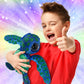 DolliBu Blue Sea Turtle Plush Toy - Super Soft 10-Inch Stuffed Animal for Kids, Polyester, Ocean Nursery Decor