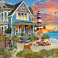 White Mountain Puzzles Beach Sunset, 1000 Piece Jigsaw Puzzle