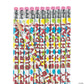 Fun Express Happy Birthday Pencils - Set of 24 - Birthday Party Supplies and Teacher Classroom Rewards