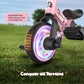 3 in 1 Toddler Balance Bike for 1-4 Year Olds, Colorful Lighting Baby Toddler Tricycle for 1 2 3 4 Year Old with Removable Pedal