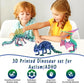 3D Printed Dinosaur  3D Printed Animals Dragon Fidget Toy mature-themed Desk  Poseable Dino Skeletons with Articulated Joints  Easter Basket Stuffers  Home Decor  Stress Relief Toy for Autism (Spinosaurus)