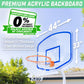 GoSports Splash Hoop advanced Pool Basketball Hoop with enhanced Acrylic Backboard and Water Weighted Base
