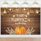 Avezano Little Pumpkin Baby Shower Backdrop Orange Pumpkin Patch Baby Shower Background Vinyl Autumn Fall Rustic Boy Girl Sprink