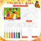 VercanMonth 30 Sets Fall Thanksgiving Sand Art Kits for Kids DIY Fall Harvest Craft Sand Painting Colored Sand Art Painting Card