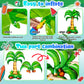 Libima 4 Pcs 52 Inch 3D Big Palm Tree Balloons Foil Balloons Birthday Wedding Party Decor Inflatable Palm Tree Balloons For Kids