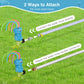 Moko Water Sprinkler For Kids, Dinosaur Toddler Outdoor Toys With 4 Wiggle Tubes And Hose Clamp, Outdoor Play Toys Spray Up To 8