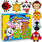 V-Opitos Arts And Crafts Kits For Kids, 12 Pack Simple Animal Paper Plate Crafts For Toddler Age Of 2, 3, 4, 5 Years Old, Fun Preschool Classroom Activity Project For Boy & Girl