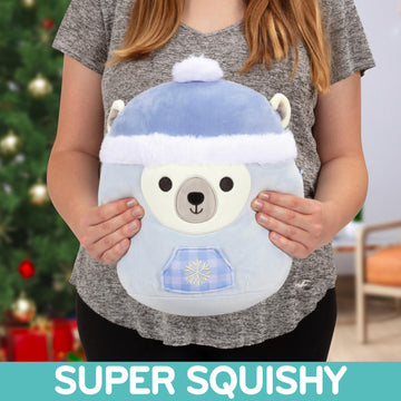 Squishmallows Brooke The Polar Bear Plush – Ultra-Soft & Huggable Winter-Themed Stuffed Toy – Cute, Collectible Seasons – Cozy Gift Or Year-Round Cuddle Buddy For Kids & Adults