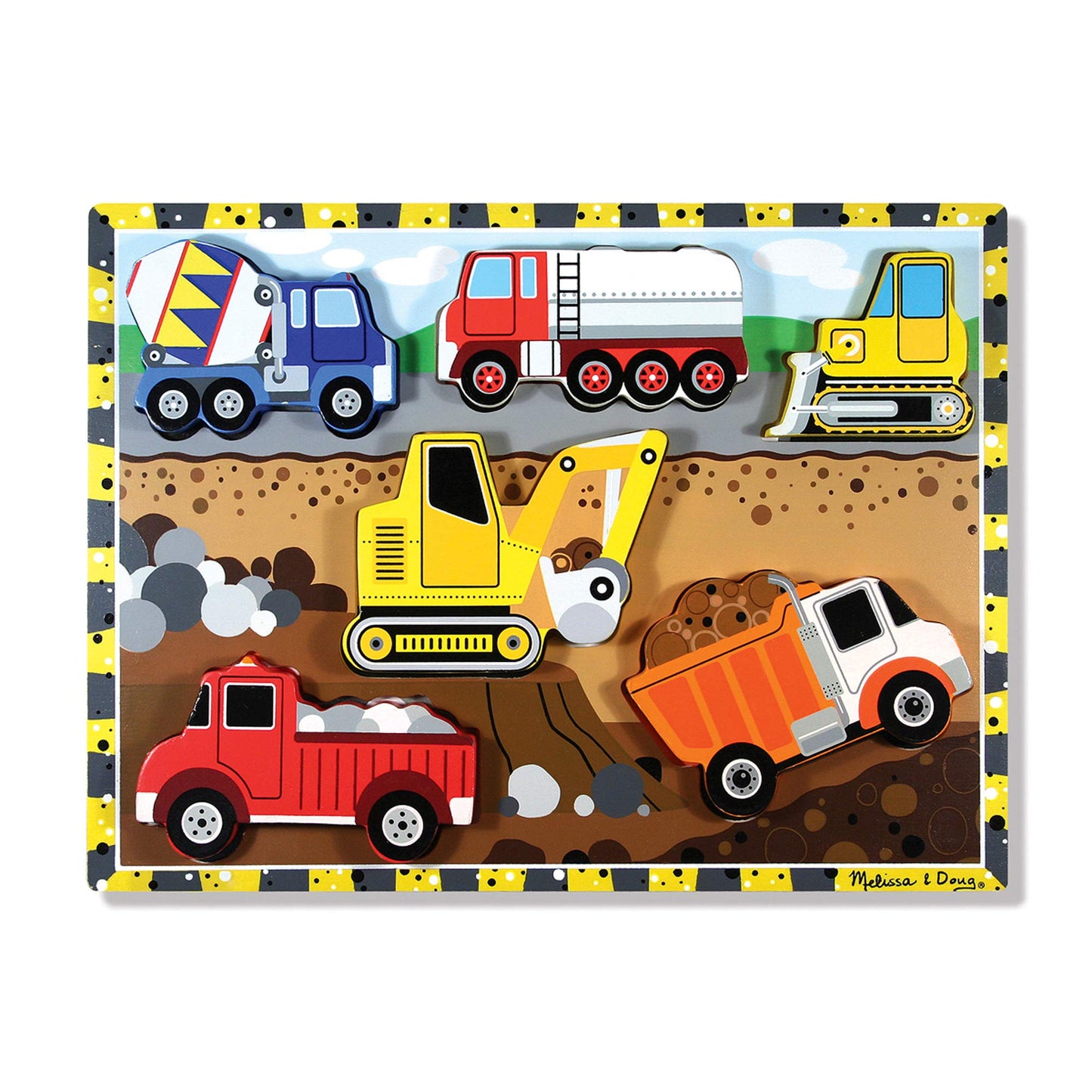 Melissa & Doug, Puzzle Chunky Construction