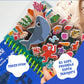 DINO MINI Stickypuff Value Pack - 3 Reusable Puffy Sticker Book for Toddlers - Puffy Stickers for Toddlers - Travel Activities f