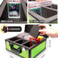 SLAB protective covering FUSION 3 Row Graded Card Storage Box PSA Card Slab Case For Graded cards Holds 120+ Slabs Graded Card Case PSA Slab Box Graded Card Storage Sports Baseball Card Collector Gifts (Lime Green)