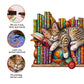 Jigfoxy Wooden Puzzles For Adults, Cat Wood Puzzles Adult, Unique Animal Shape Wooden Jigsaw Puzzles For Adults, Birthday Gifts For Puzzle Lovers, Family, Friend (Xl-17.3 * 14In-450Pcs)