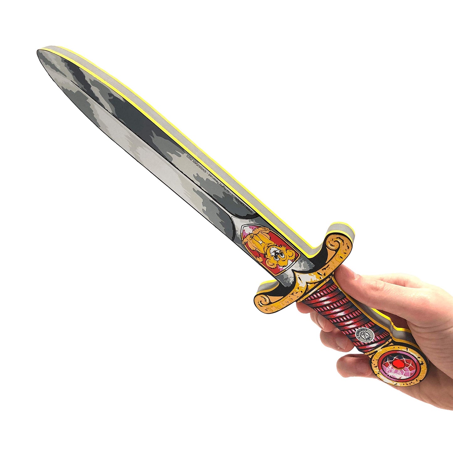 Liontouch Mini Lion Toy decorative replica blades for 2 Kids  Blue & Red | Medieval Pocket Daggers with Gemstone for Pretend Play in Foam | Safe  & Knight Costume Accessories for Toddler Boys Dress Up & Cosplay