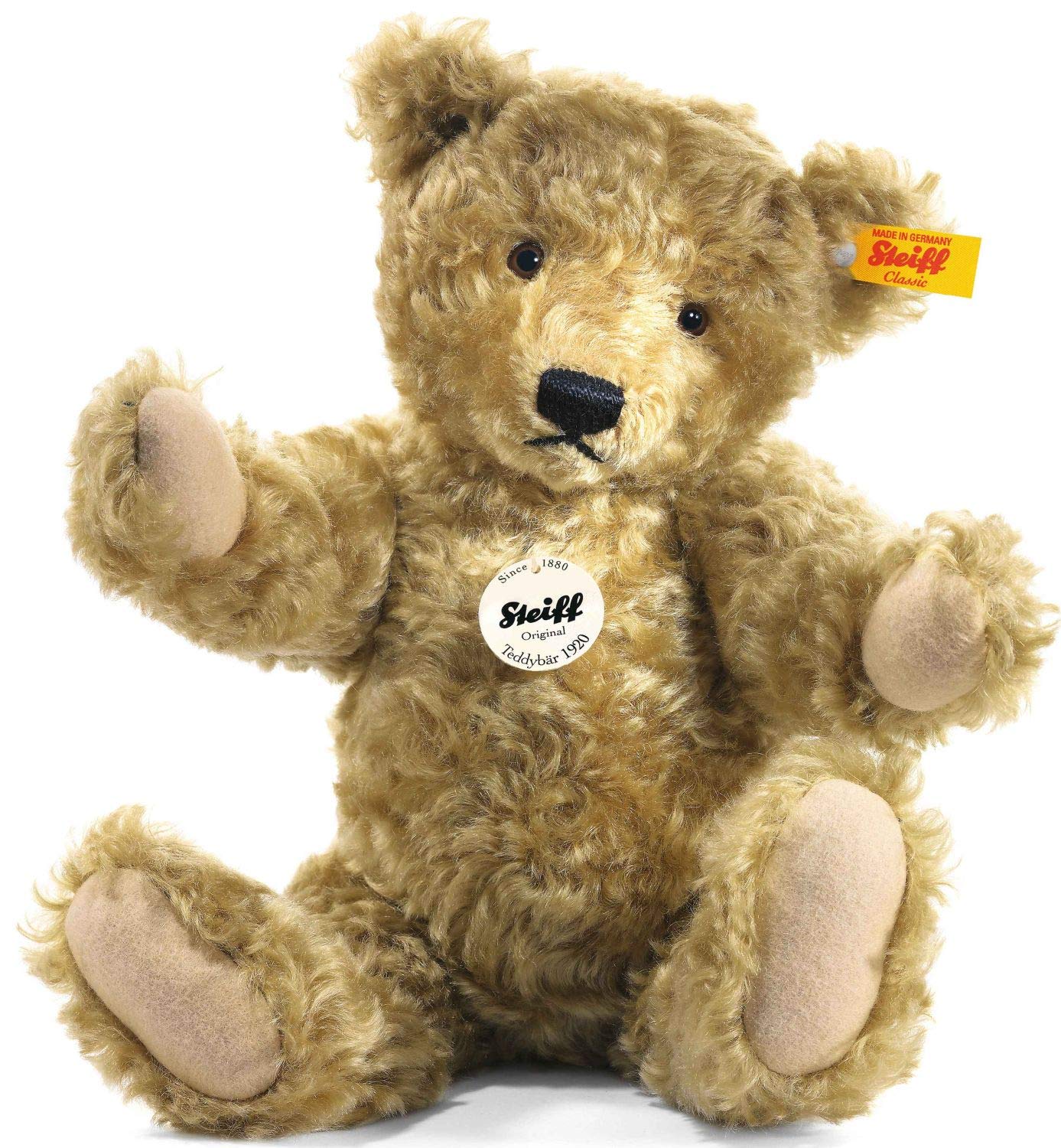 Steiff Classic 1920 Teddy Bear  10 - Made of the Finest Mohair  For mature-themed Collectors