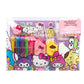 Hello Kitty & Friends Caf Stationery Set, 22Piece Sanrio Stationery, Cute School Supplies, Sanrio Accessories, Includes Noteb
