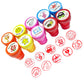 Funblast 10 Pcs Motivation Stamps For Kids - Plastic Stamps Toys Art & Craft For School Supplies Toys For Kids/Boys/Girls- Multi