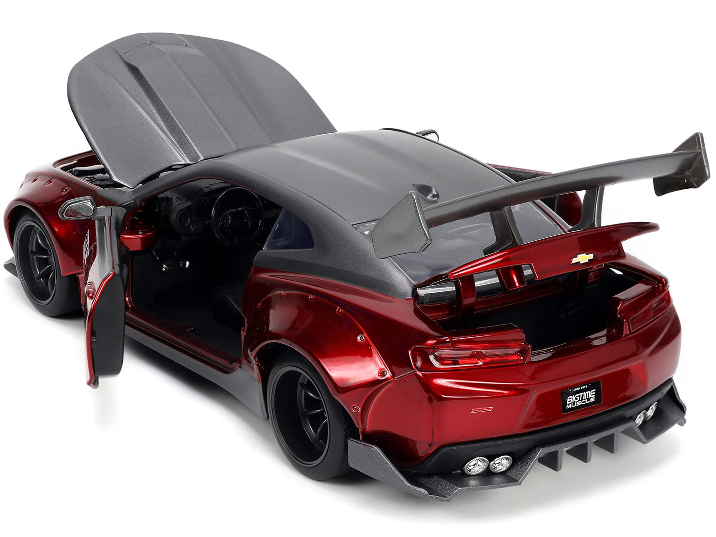 Jada Toys Big Time Muscle 1:24 2016 Chevy Camaro Ss Widebody Die-Cast Car, Toys For Kids And Adults