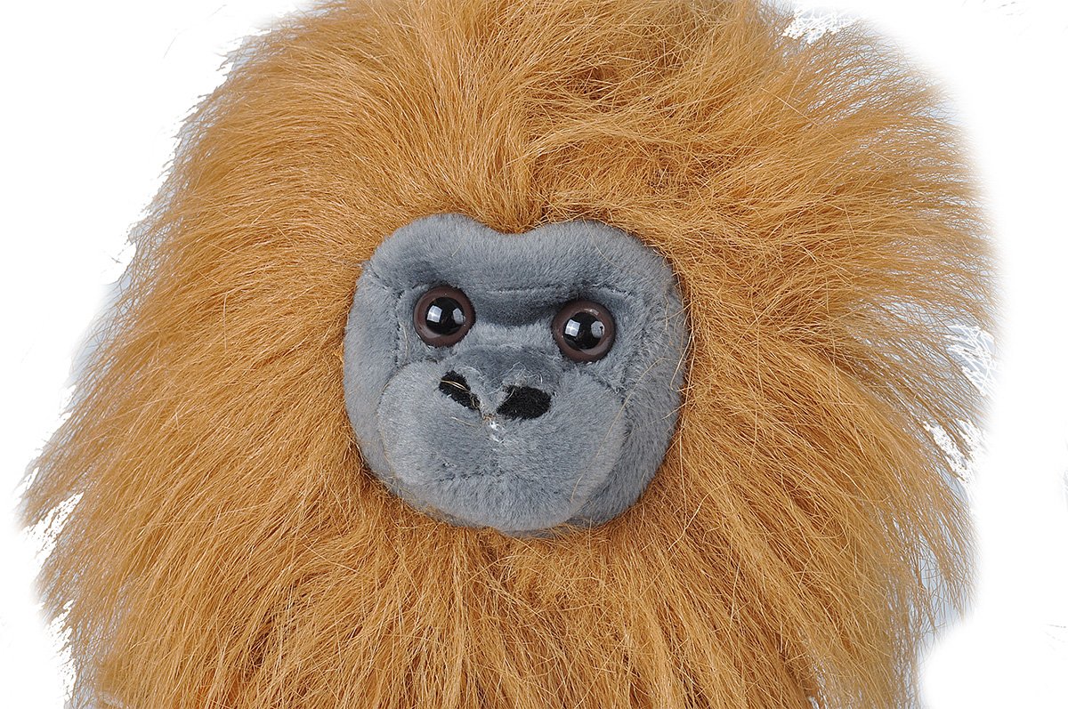 WILD REPUBLIC Golden Lion Tamarin Cuddlekins Stuffed Animal, 12 inches, Made from Recycled Materials, Plush Toy for Kids