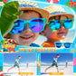 Giftinbox Kids Sunglasses Bulk, 24Pack Translucent Sunglasses For Kids Boys Girls Age 3-8, Valentines Day Gifts For Kids, Birthday Party ,Beach, Pool Party Favor