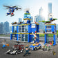 Hogokids City Police Station Building Set - 1260 Pcs Police Building Block Toys With Helicopter Motorcycle Police Vehicle Bandit Car, Stem Police Construction Toy For Kids Boys Girls Ages 8-12+ Years
