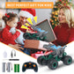 ZDCZ Dinosaur Remote Control Car, 2.4GHz RC Monster Truck Toys for Boys, Dinosaur Toys with Light, Sound & Spray, Indoor Outdoor