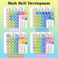 Anemeeoke Multiplication Flash Cards + Pop Fidget Multiplication Chart, Times Table Educational Flashcard 3Rd Grade, 4Th, 5Th, 6