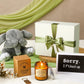HyDren 5 Pcs I'm Sorry Gifts Set - Elephant Plush, Candle, Keychain, Card - Apology Present for Men, Women, Kids - Multiple Colors