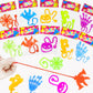 60 PCS Halloween Sticky Hands Toys Gifts Bulk for Toddlers,Halloween Party Favors Treats for Kids,Boo Basket Pinata Goody Bag St