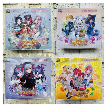 Goddess Story Tcg Collection Cards, Booster Box Anime Cards, Goddess Story Set- Four Boxes Of 600 Cards (Ns-11-12-13-14)
