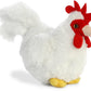 Aurora® Adorable Mini Flopsie™ Chicken Stuffed Animal - Playful Ease - Timeless Companions - White 8 Inches