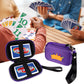 Meetikar Purple Travel Card Games Case - Compatible with UNO, Playing Cards & Game Card Holders (Cards Not Included)