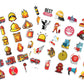 100 Pcs Firefighter Stickers Accessories, Firefighter Helmet Stickers, Fire Truck Stickers