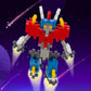 PLUS PLUS 3D Puzzle Kit - 70 Interlocking Pieces STEM Building Blocks, Mecha Robot, Plastic, Model P5110
