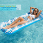 Jasonwell Inflatable Pool Float Lounge - Blue Vinyl Sun Tanning Raft for Adults, Model JX-CPLF-180B, Perfect for Beach and Lake Parties