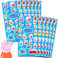 Peppa Pig Party Favors for Boys & Girls Bundle ~ 12 Pack Peppa Pig Sticker Sheets for Kids Birthday Party Goodie Bags | Peppa Pi