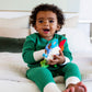 HABA Teether Cuddly Rainbow Round - Soft Multicolor Activity Toy with Rattling & Teething Elements, Model 301670