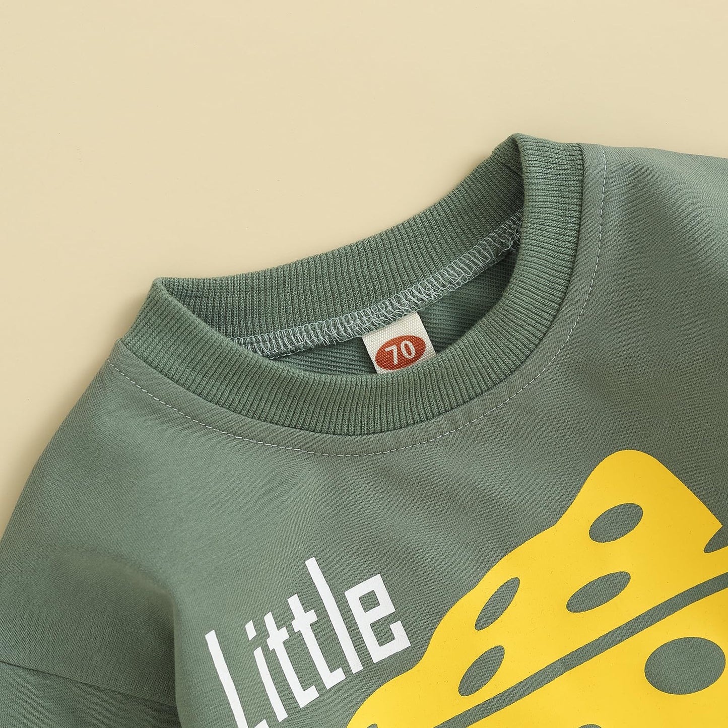 Fybitbo My First Christmas Baby Girl Boy Outfit Sweatshirt Romper Sweater Onesie Long Sleeve Bodysuit Fall Clothes (18-24 Months,Little Cheese Head)
