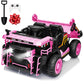 Moeyuro 24V Ride On Dump Truck, 400W Powerful Motors, 20'' Spacious Two Seater Ride On Car W/Electric Dump Bed And Extra Shovel,