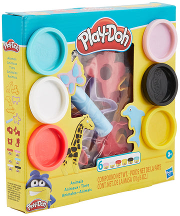 Play-Doh Fun Shapes, Multi-Colour, Animals